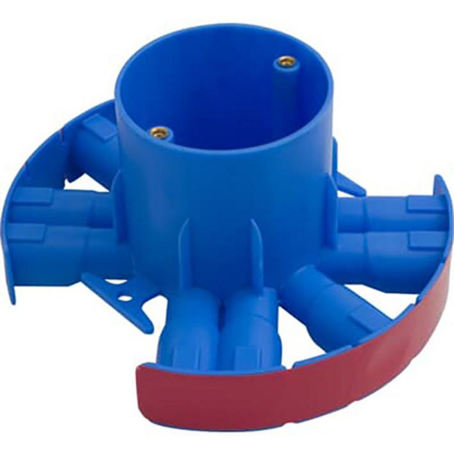 Centraaldoos rond 80mm H 10x16/19mm zonder buisvergrendeling
