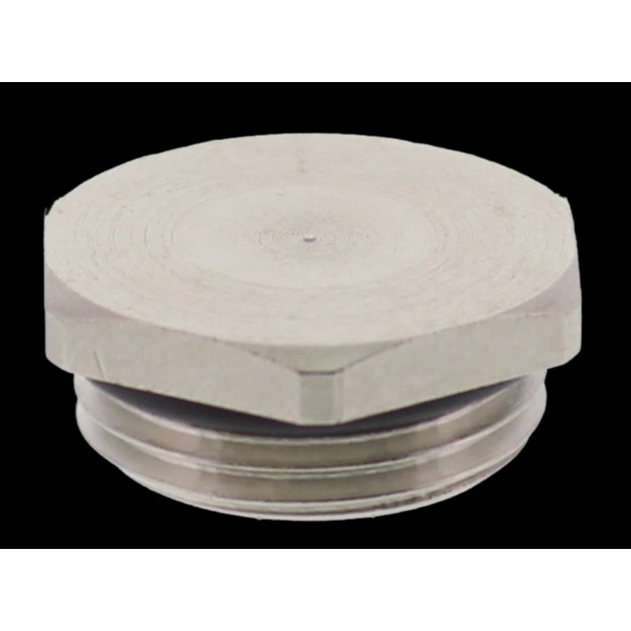 EMVSS-ORD 12 MS vernikkeld blindstop M12 VVE=10