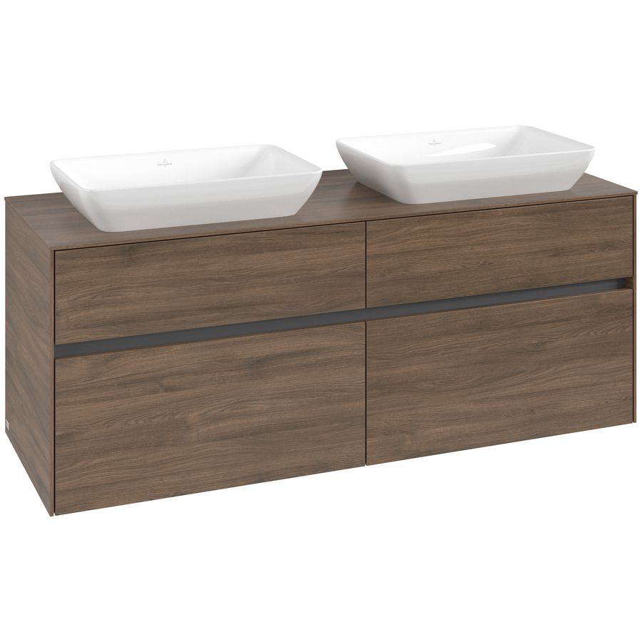 Wastafelonderkast Collaro 1400x548x500mm Ariz.Oak C11900VH