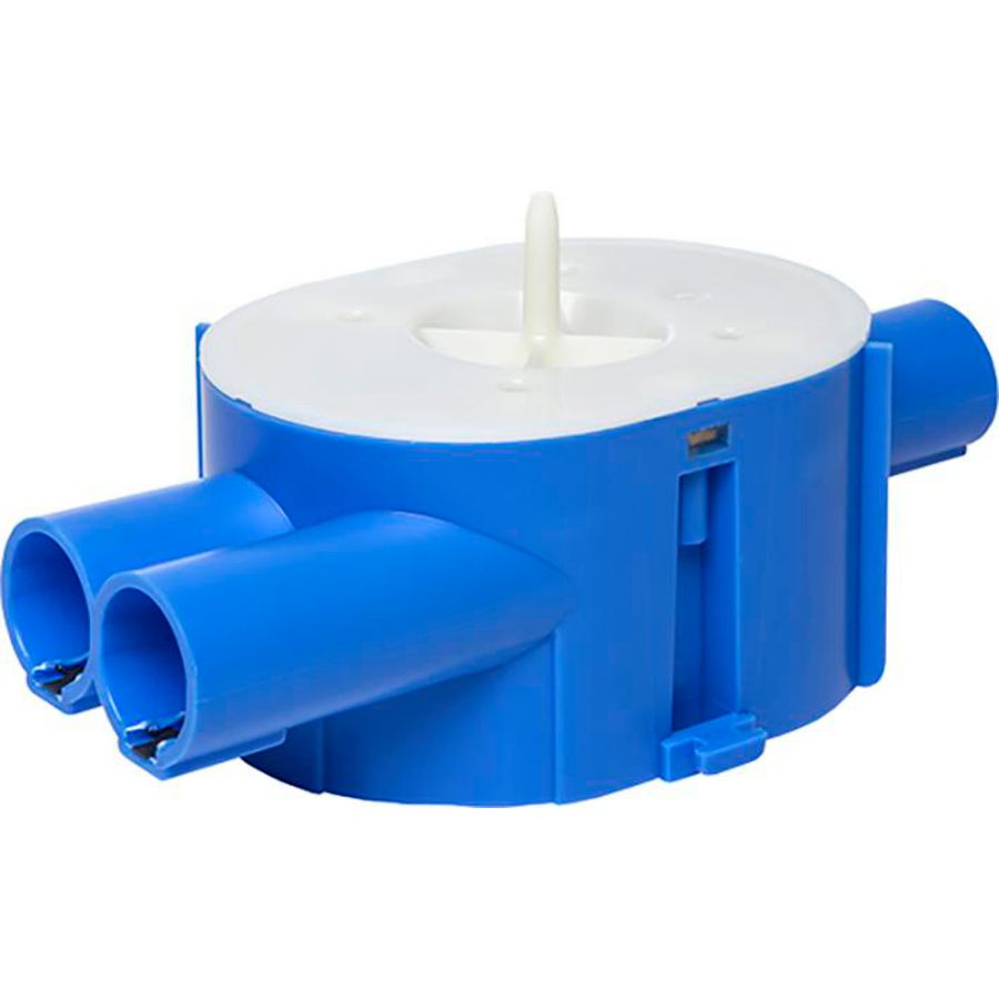 Inbouwdoos voor gietbouw 50mm 3x19mm voor dubbele wandcontactdoos