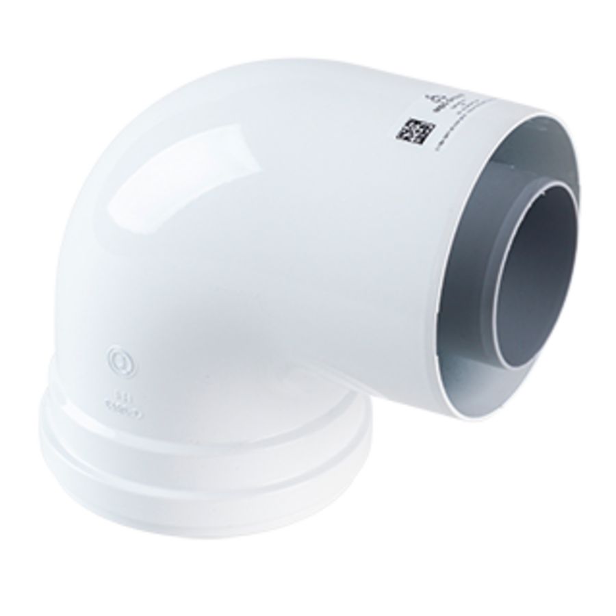 Rookgasleidingen - 90gr. elleboog