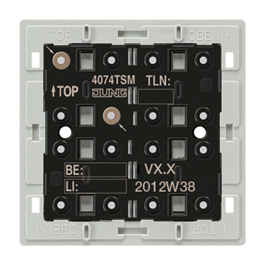 Tastermodule standaard 4-voudig KNX