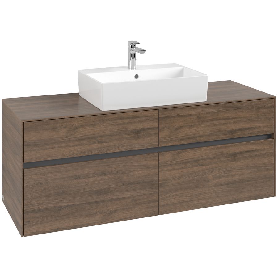 Wastafelonderkast Collaro 1400x548x500mm Ariz.Oak C13100VH