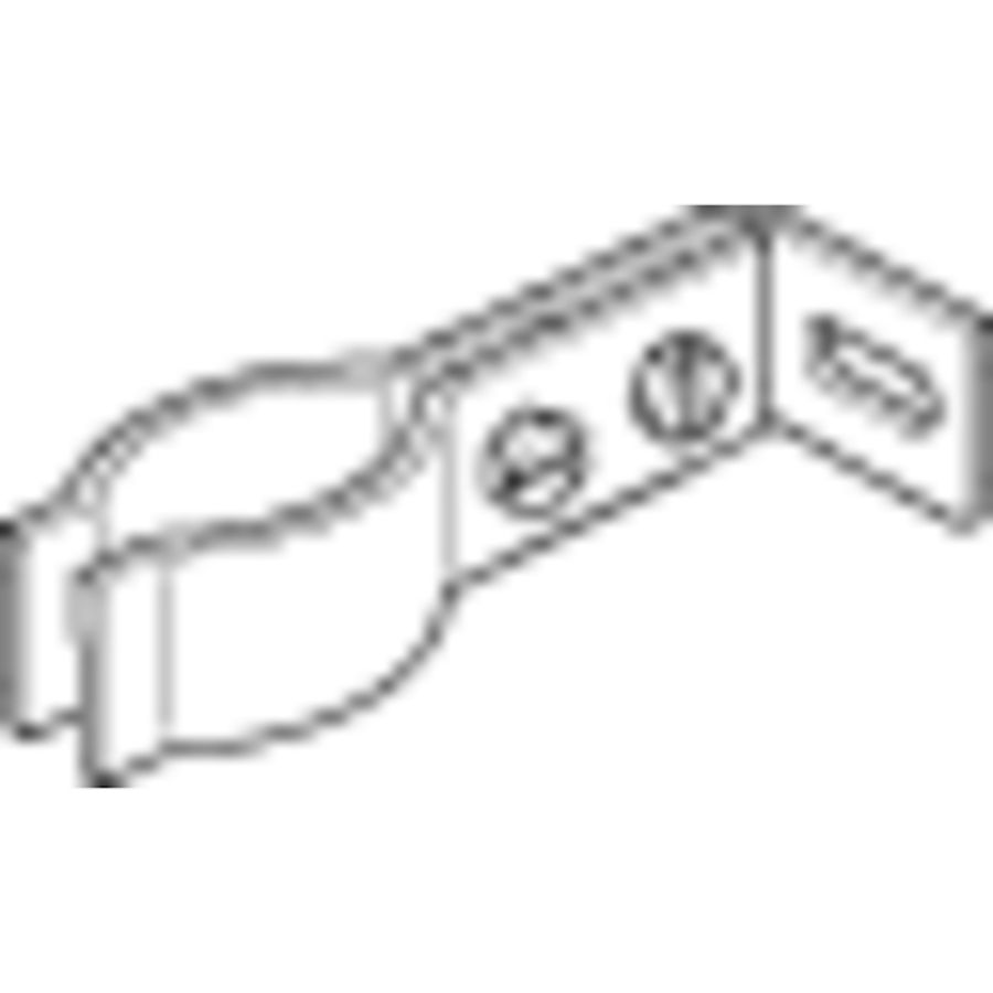 Wandvasthouder 304 58mm tbv ledenradiator
