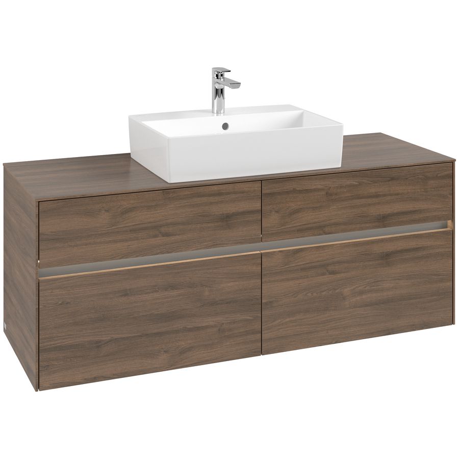 Wastafelonderkast Collaro 1400x548x500mm Ariz.Oak C131B0VH