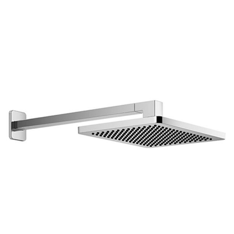 LULU Regendouche met wandbevestiging platina mat platina mat