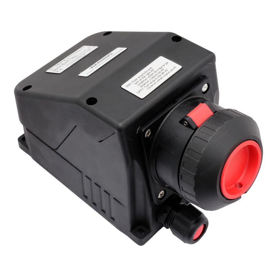 ATEX Wandcontactdoos zone 1/21 200-250V 380-415V 16A 5P opbo