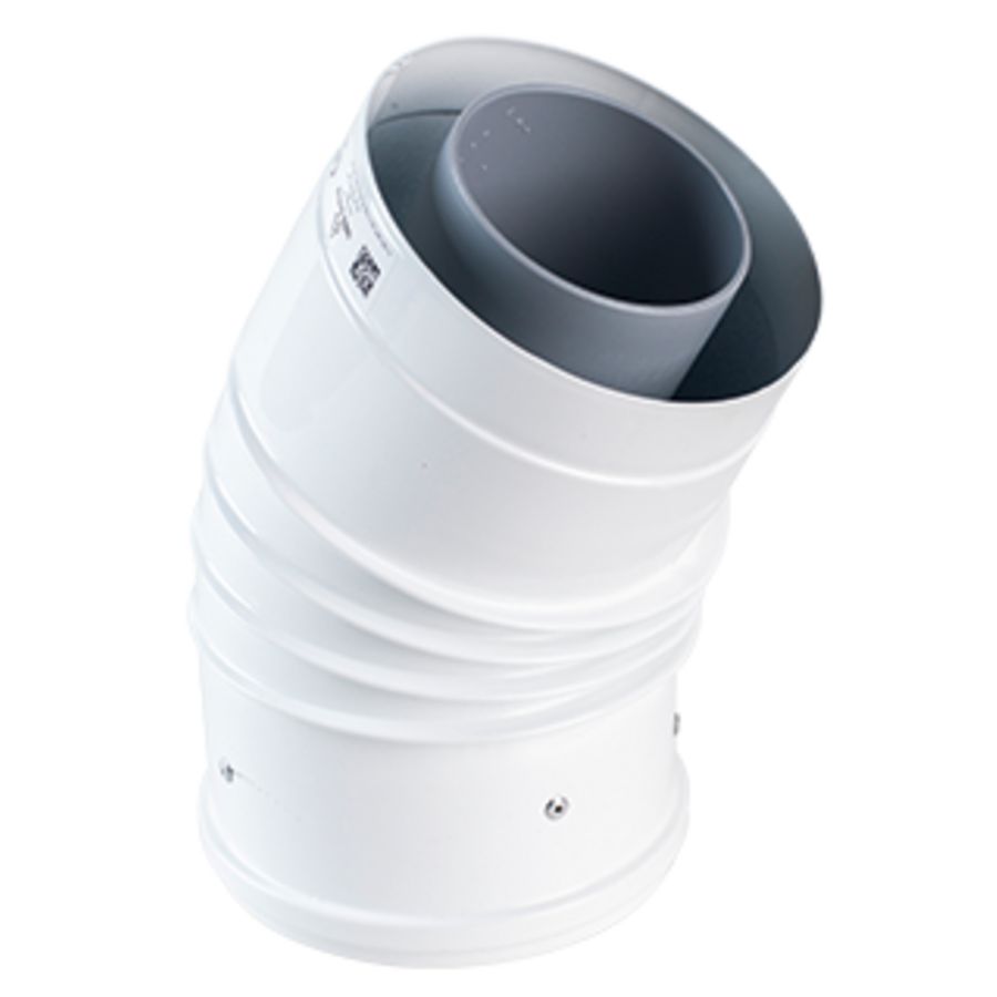 Rookgasleidingen - Elleboog 30gr.