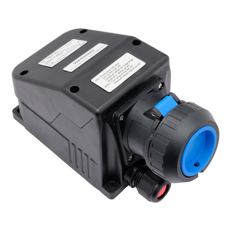 ATEX Wandcontactdoos zone 1/21 200-250V 16A 3P opbouw IP66
