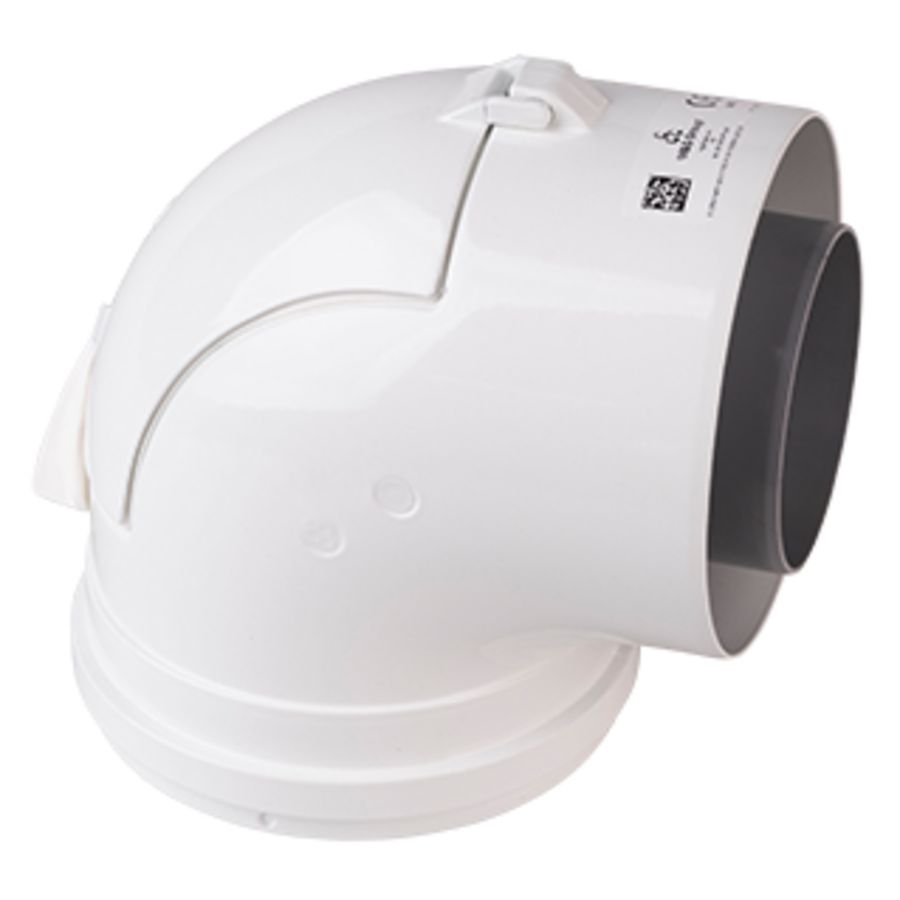 Rookgasleidingen - Elleboog 90gr.