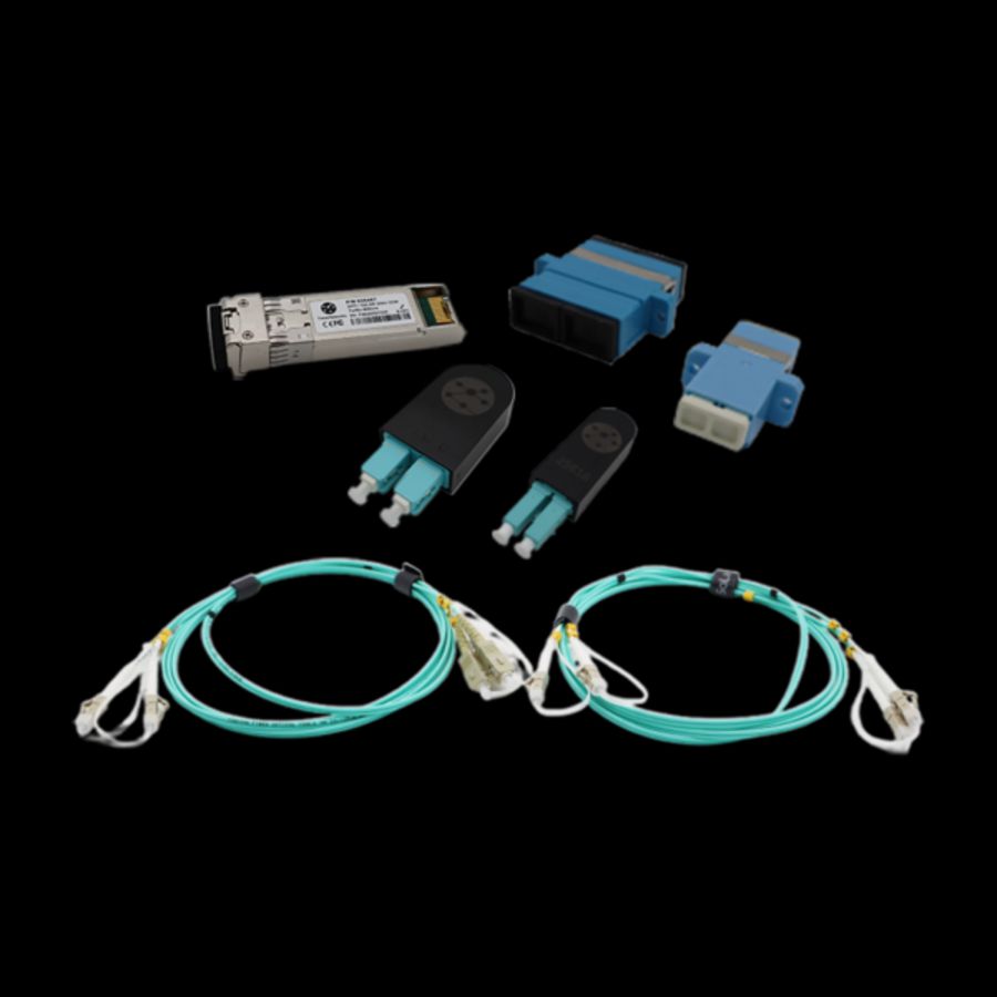 TREND Networks 10G 850nm MM SFP kit met LC/SC loopbacks en k