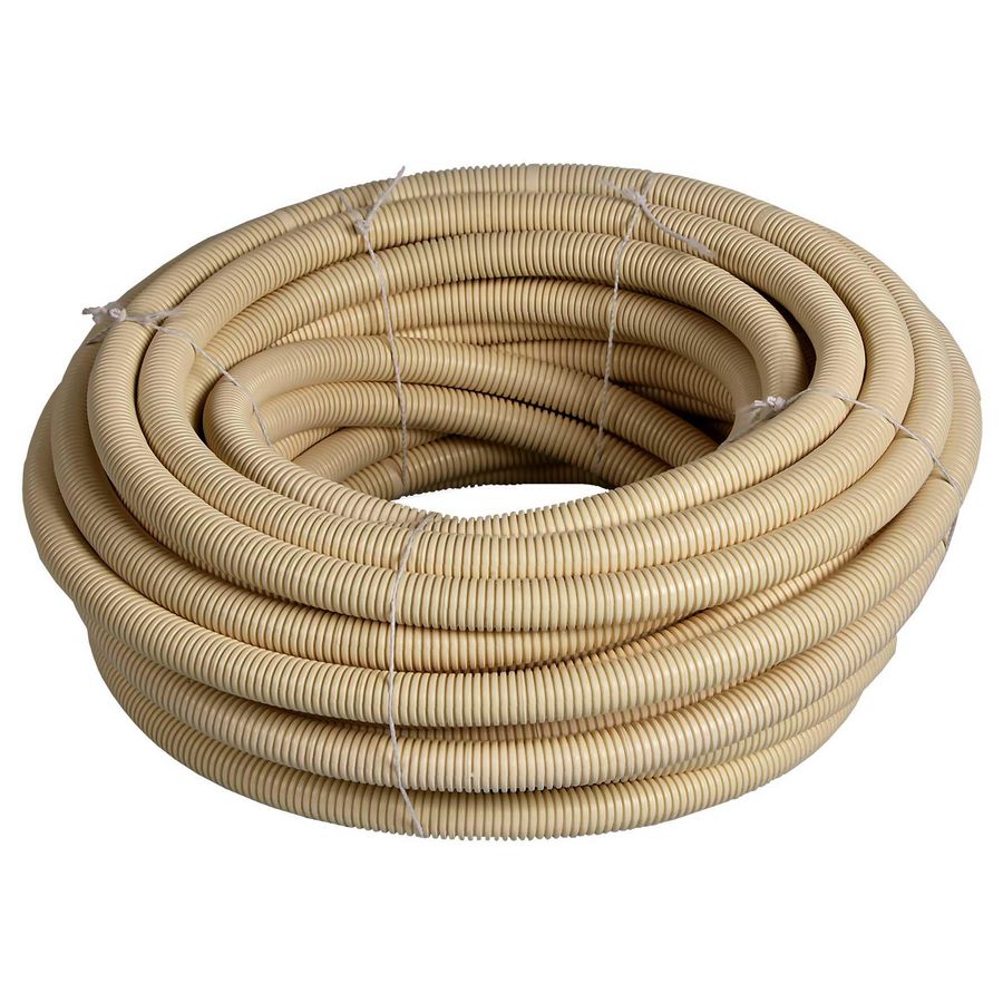 Rol a 20m. Installatiebuis Electroflex Ø19mm creme
