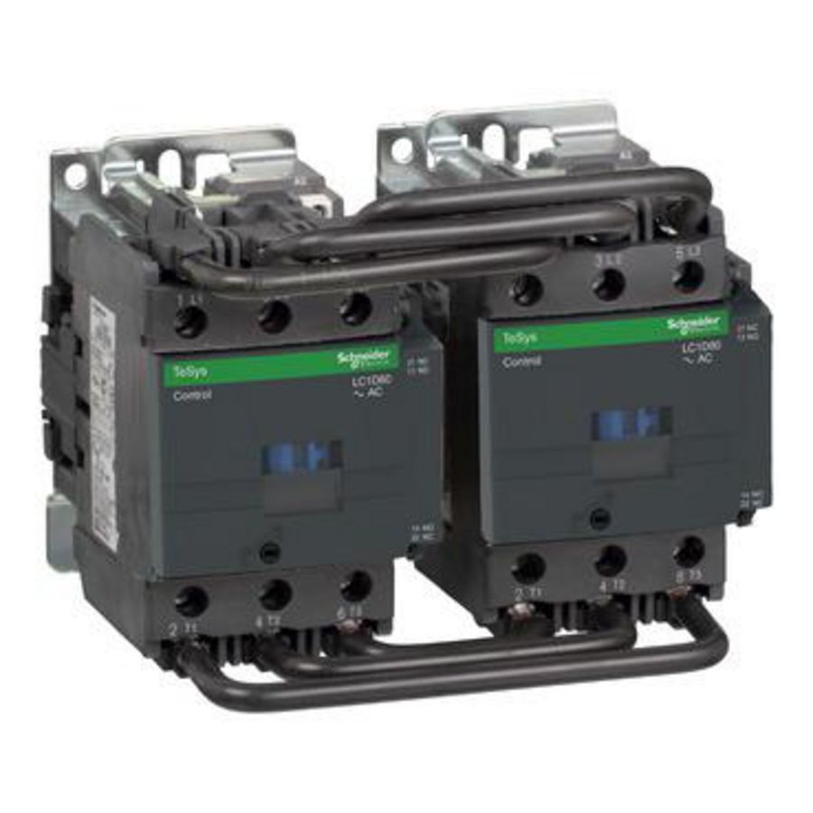 Omkeercont. 80A 3M/HCM+V Mechanisch verg. -Stuurspannin D