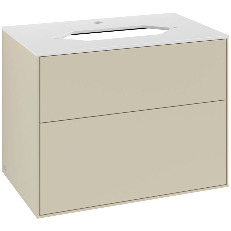 Wastafelonderkast Finion 800x603x501mm S.Grey Matt Lacquer F22100HJ