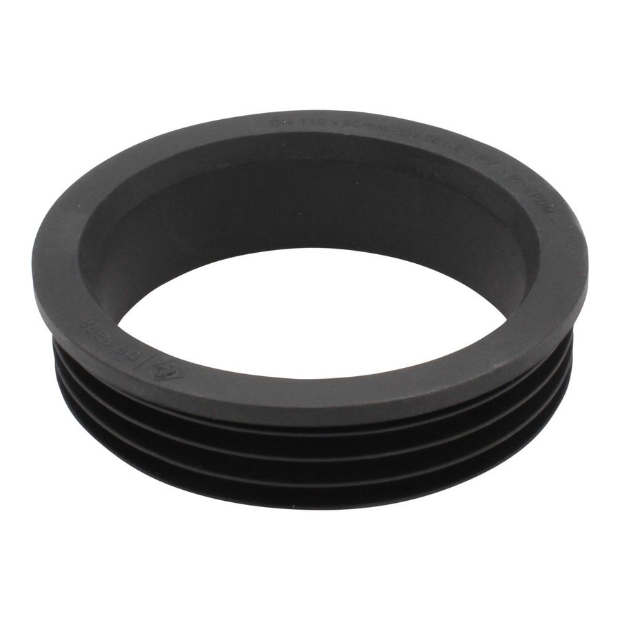 Afvoerreduceerstuk DN110x90mm TPE-zwart