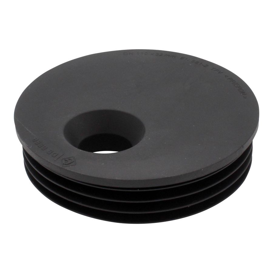 Afvoerreduceerstuk DN110x32mm TPE-zwart