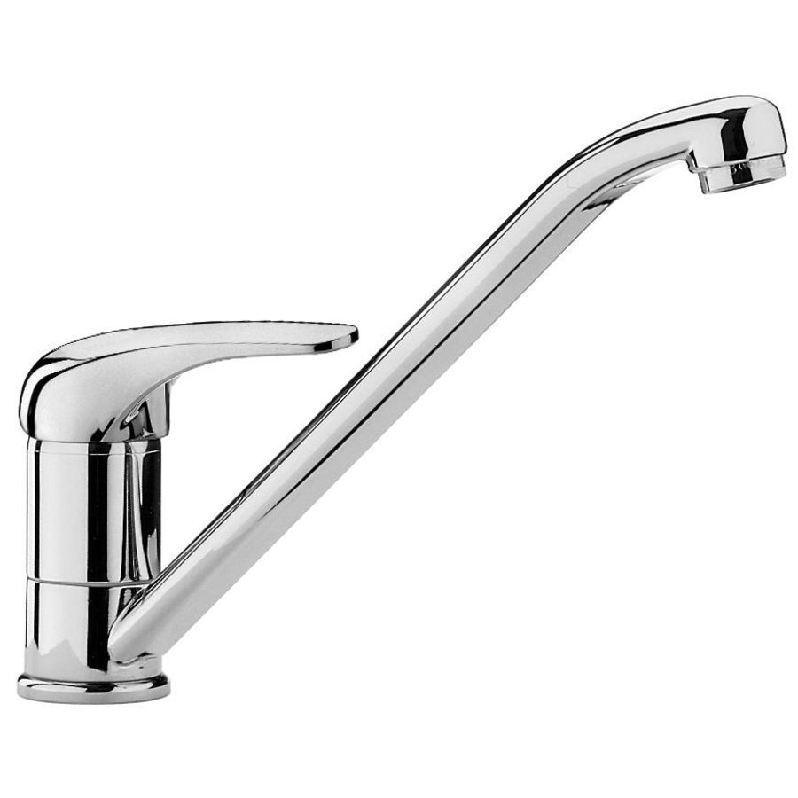 Keukenmengkraan APOLLO met metalen greep en draaibare uitloop. chroom