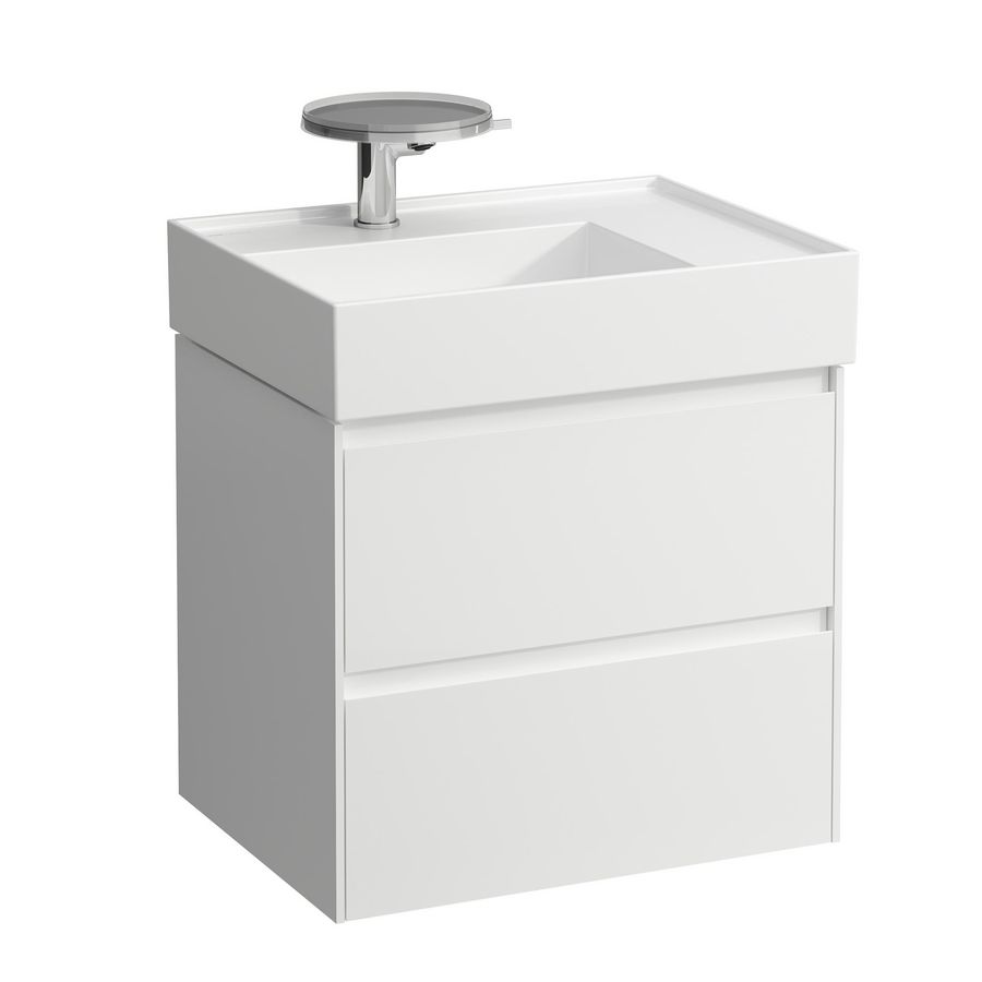 Lani badmeubel 600 2 lade icm Kartell wastafel 810334 wit