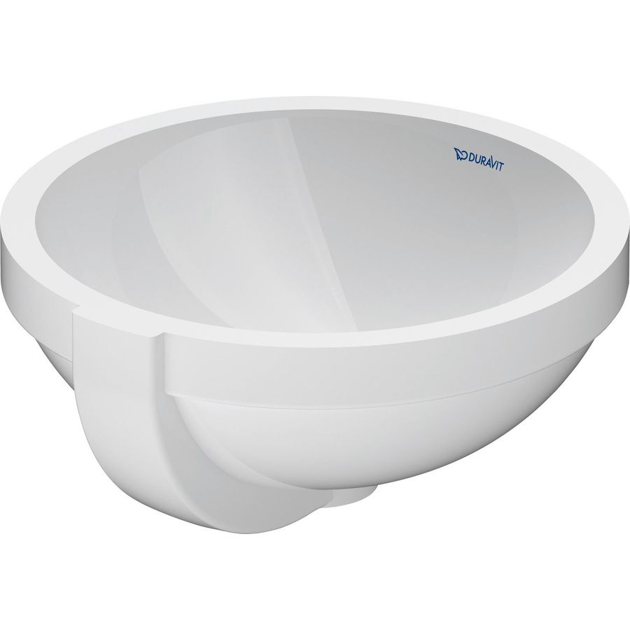 ARCHITEC #031932 inbouwwastafel 360mm wit zonder kraangat met overloop