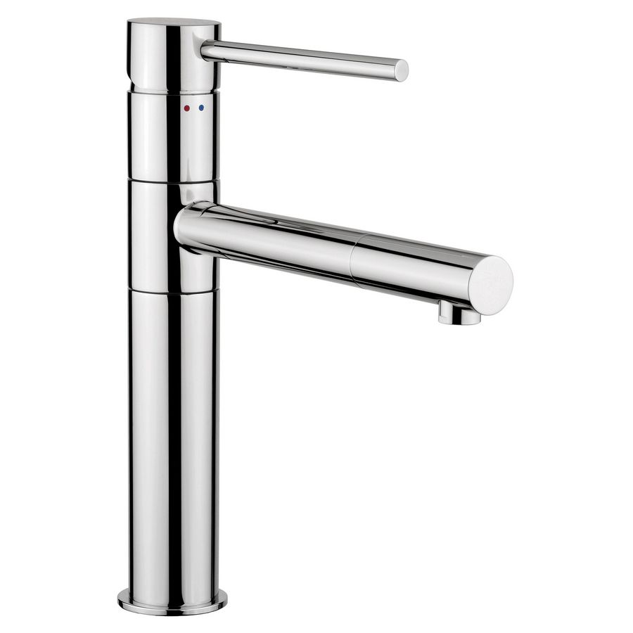 Keukenkraan BIRILLO 1-hendel verhoogd sprong 212mm chroom