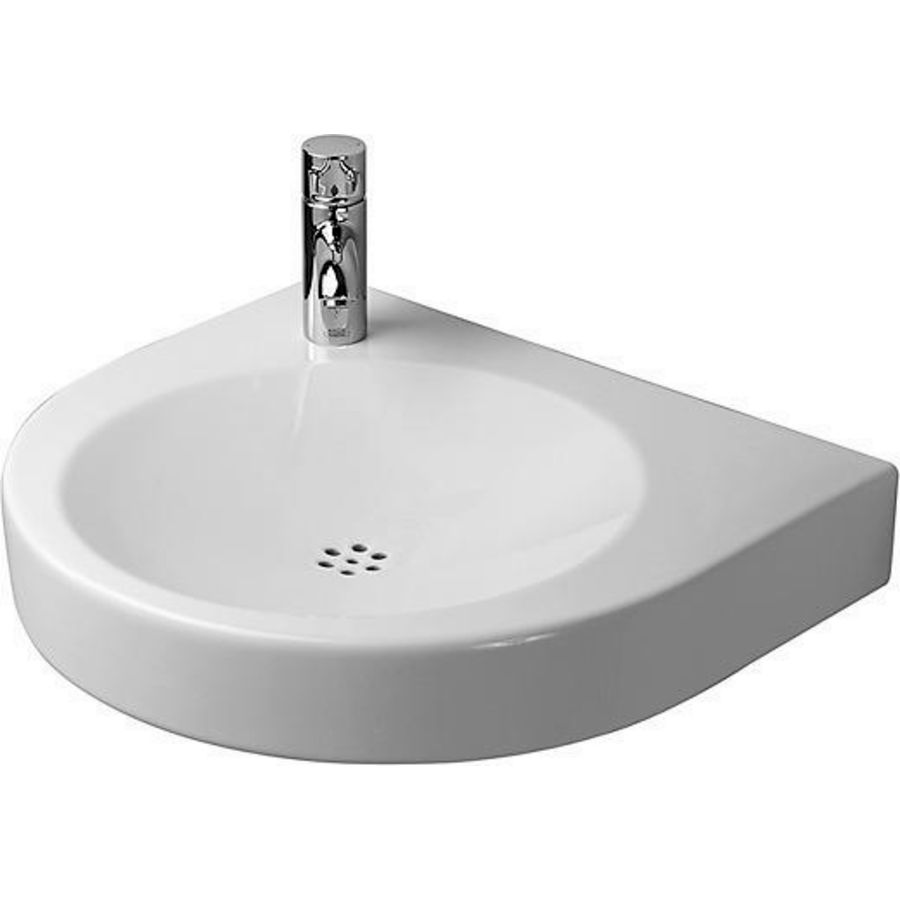 ARCHITEC #044358 Vital Med wastafel 575mm wit met kraangatrechts