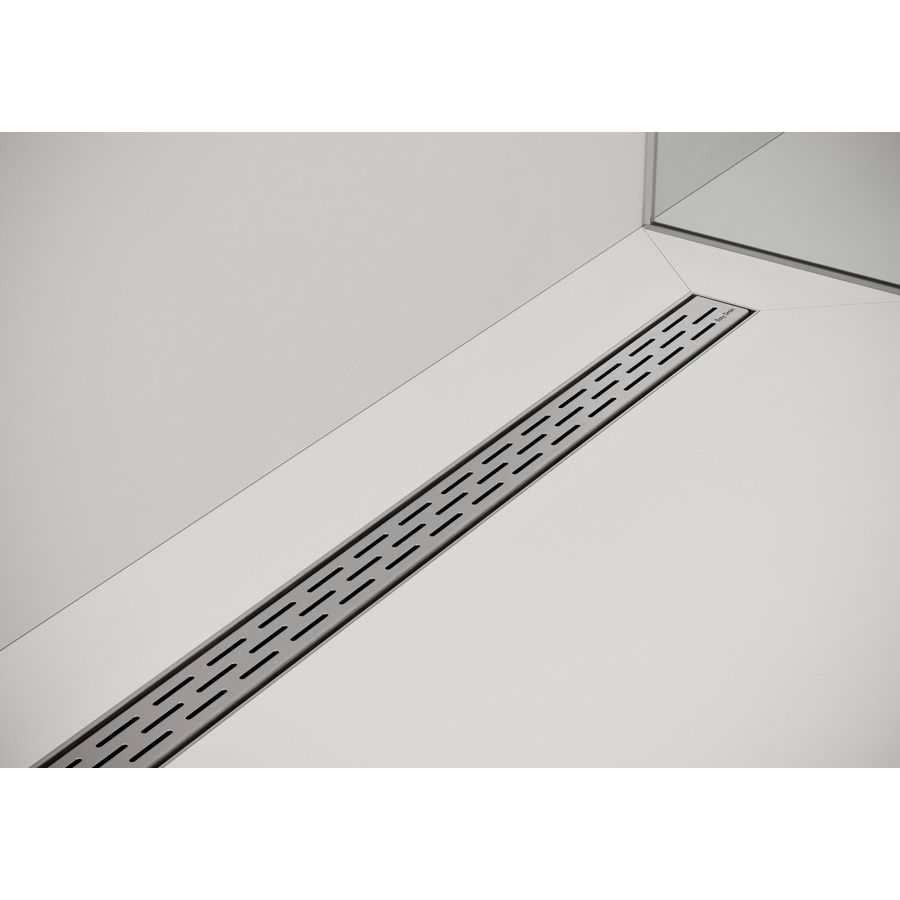 Douchegoot Compact 50 Flens 900x60mm RVS ZU. waterslot 50mm
