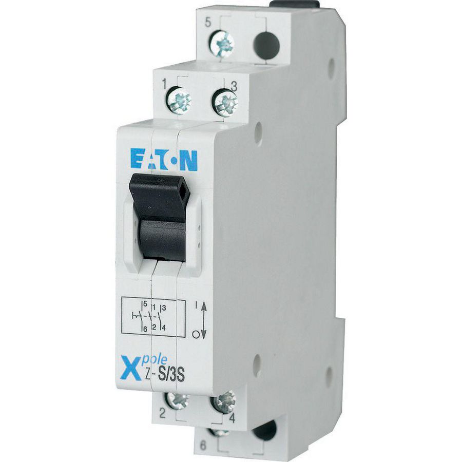Signaalschakelaar Z-S/3S, 230VAC 16A Contacten 3M 1TE VVE=12