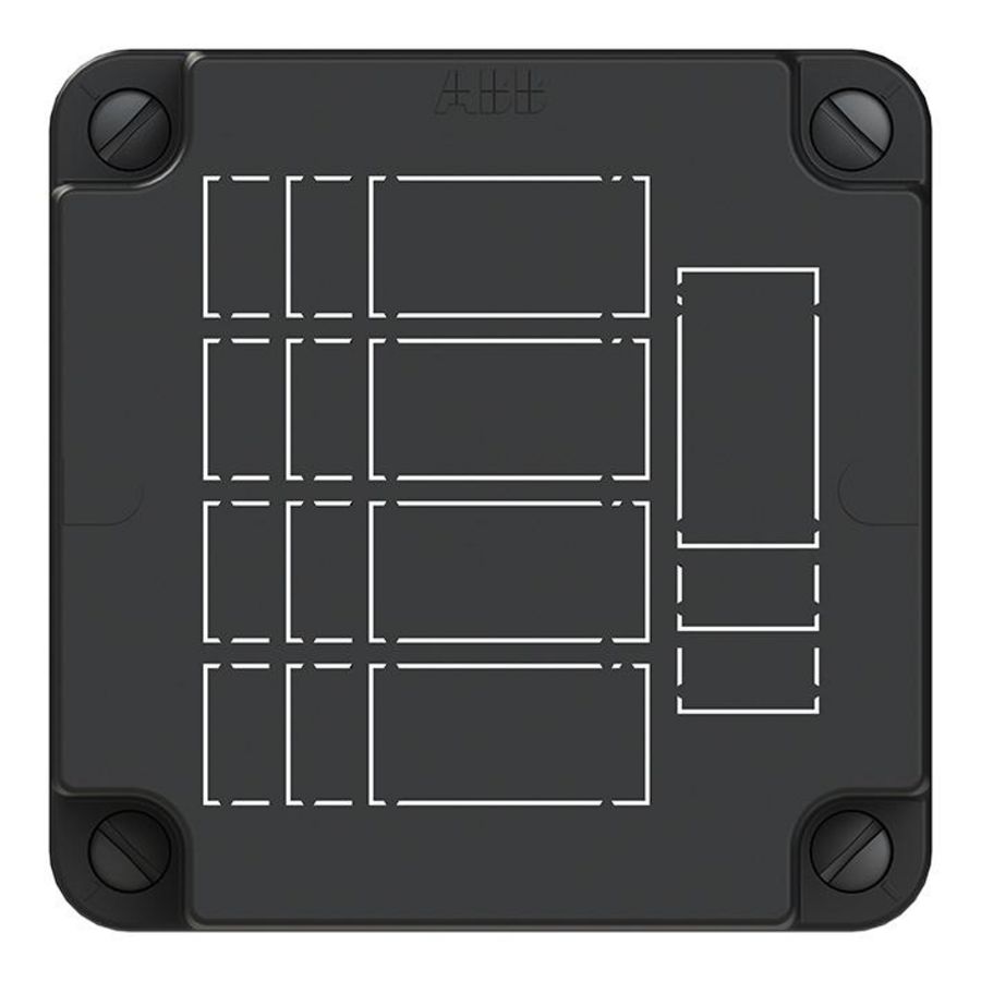 Deksel 3640 Zwart GST/MIDI 5x3-/4-/5-polig kunststof VVE=60