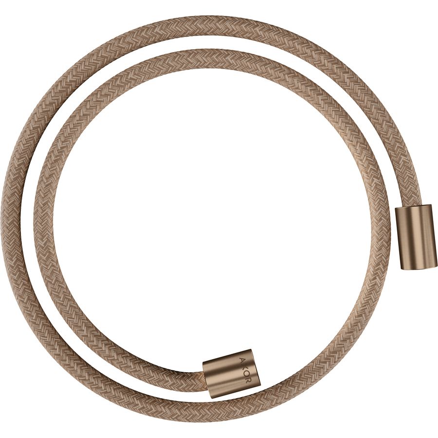 AXOR ShowerSolutions Textile shower hose 1.25 m met cylindrische moer Brushed Red Gold