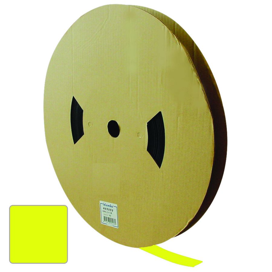 Haspel a 200m. krimpkous 2:1 D=1.2mm geel