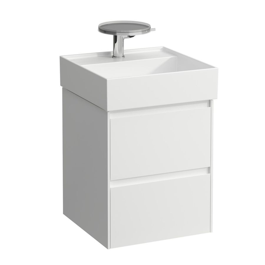 Lani badmeubel 450 2 laden icm Kartell wastafel 815331 wit
