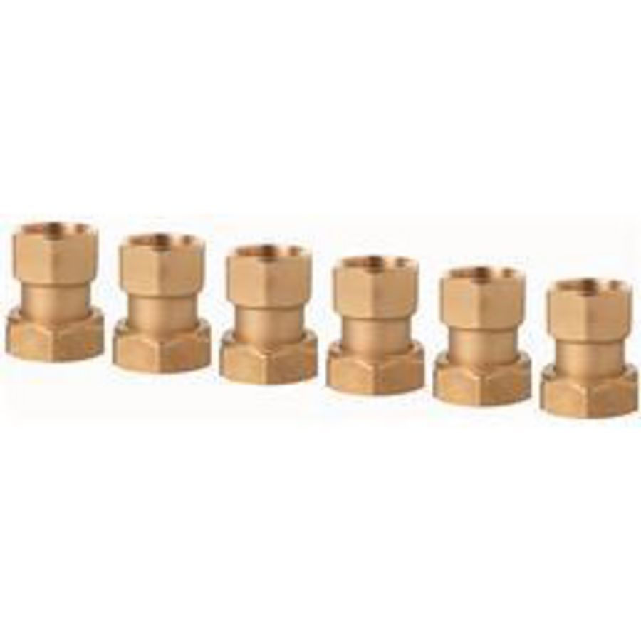 Doos a 6st. mes. schroefkoppelingen  G 1"/Rp 3/4" ALG15.206B