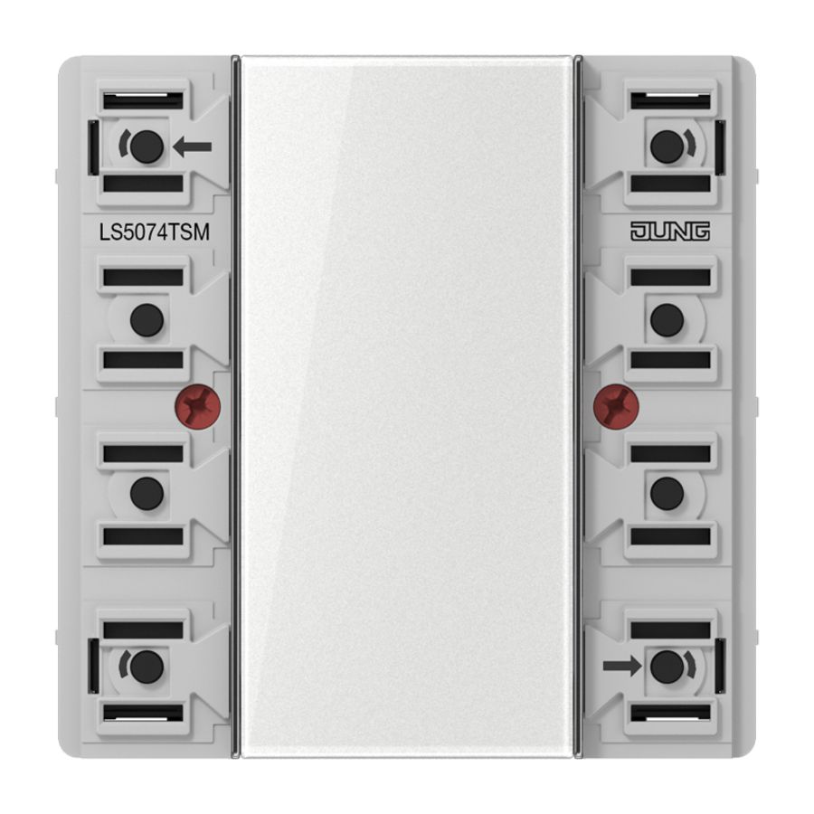 Tastermodule standaard 4-voudig LS KNX