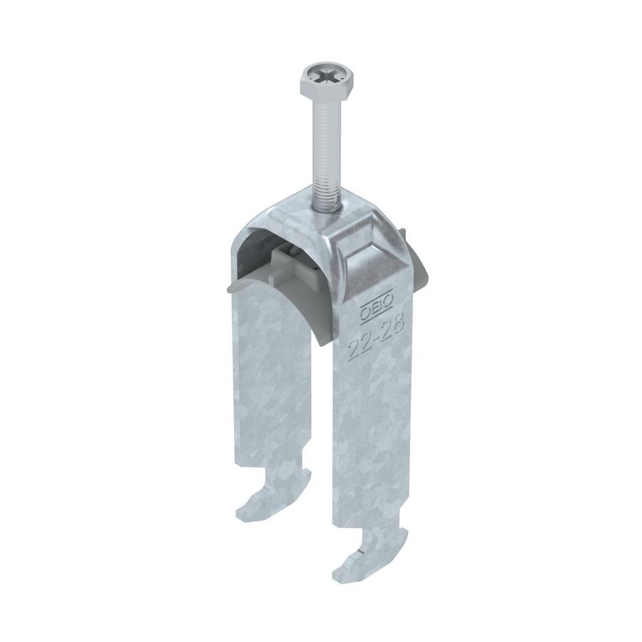 Beugelklem 2056 2-vdg 22-28mm staal verzinkt VVE=50 1186223