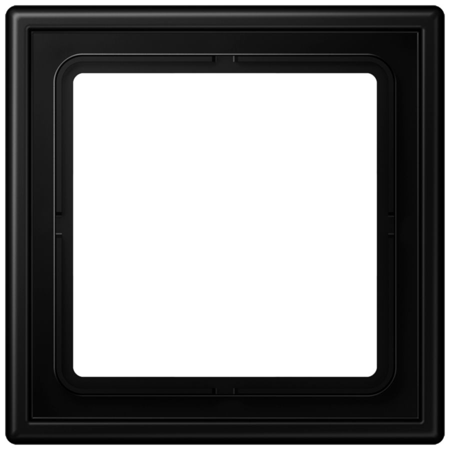 Afdekraam mat grafiet zwart 1-voudig LS990