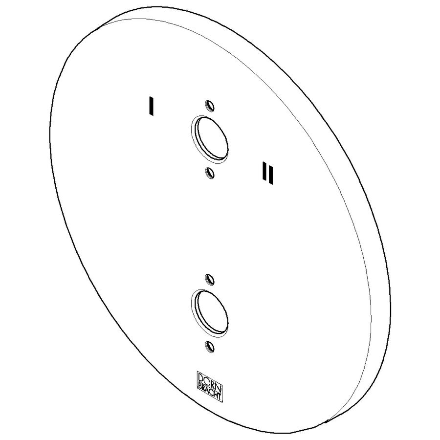 Rozet symbolen 150x9mm Messing gebors. (23kt Goud)