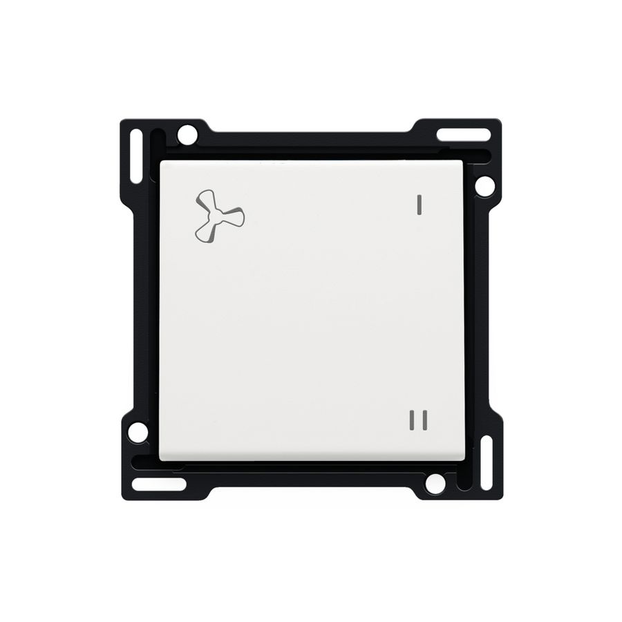 Afwerkingsset mechanisch gecontr. ventilatiebed. white c.