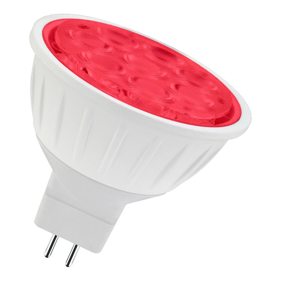 LED-lamp MR16 Colour MR16 GU5.3 12V 5.5W 40D rood