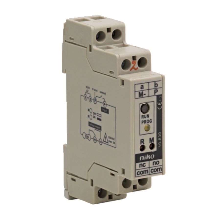 Toegangscontrole - universeel extern relais montage DIN-rail