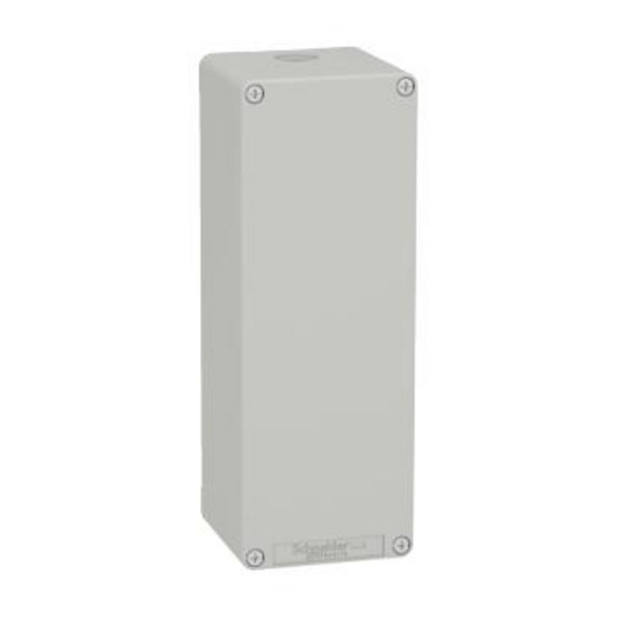 Lege behuizing Zamak Grijs RAL7035 80x220x77 mm