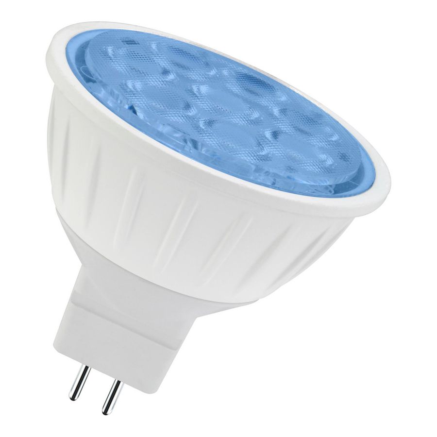 LED-lamp MR16 Colour MR16 GU5.3 12V 5.5W 40D blauw