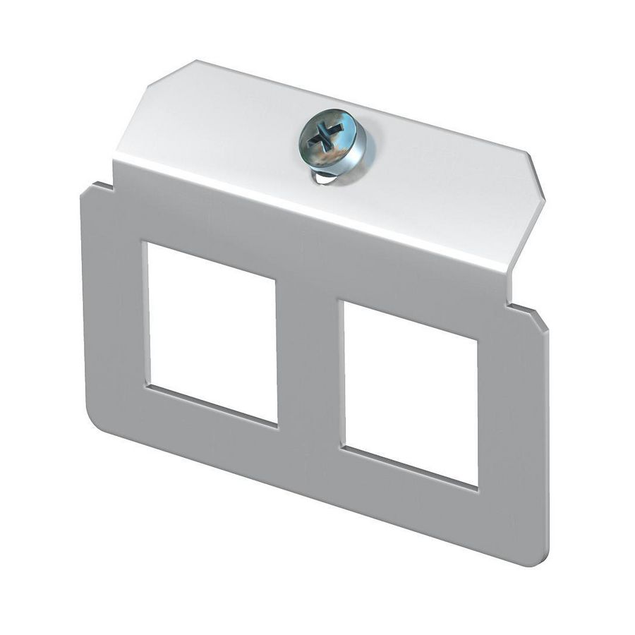 Dragerplaat met 2 x boorplan type P 72 x 52,2