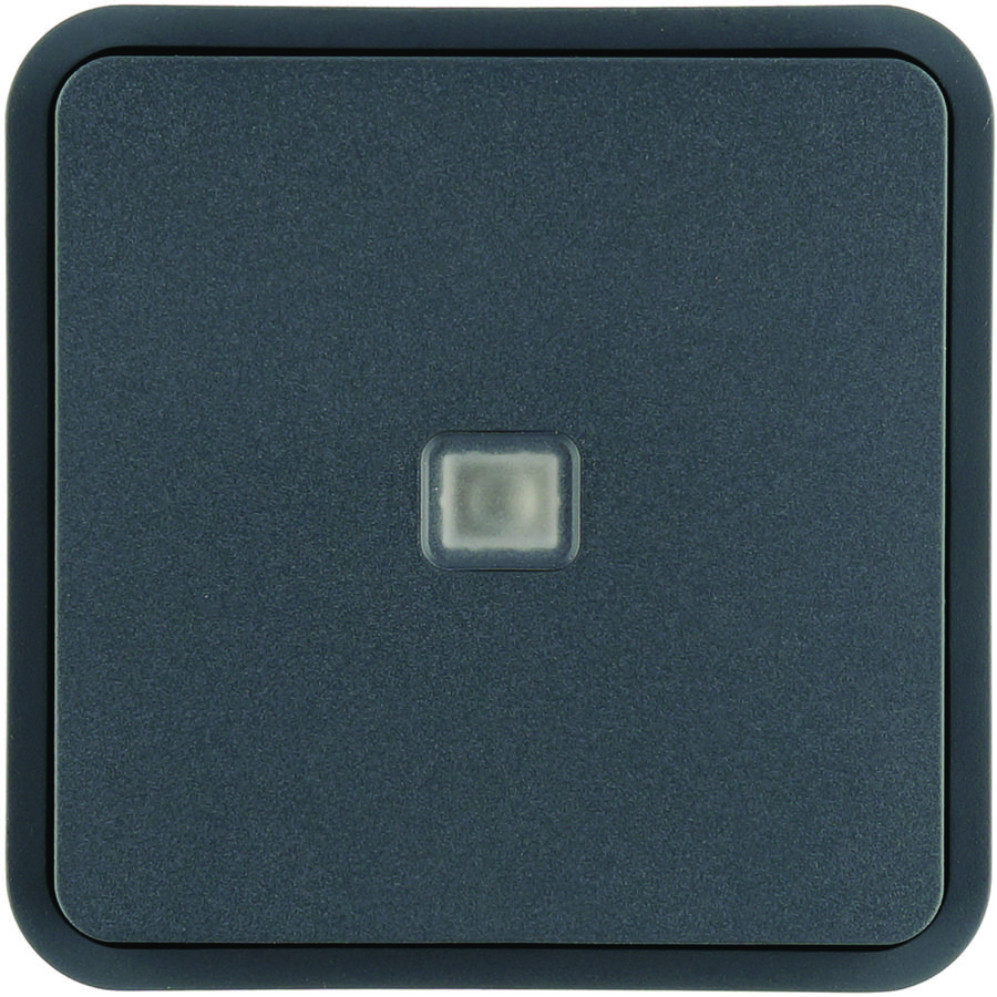 Wip 1-voudig W.1+lens voor LED grijs