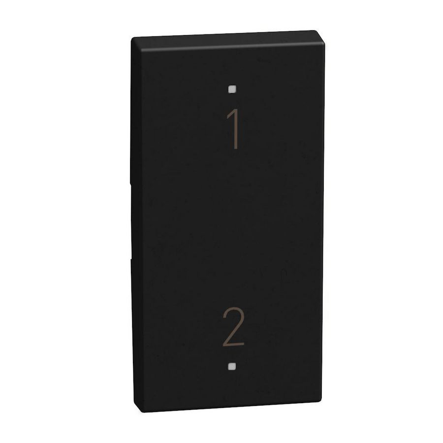 Light Now toets pictogram 1-2 MyHOME 1 module zwart