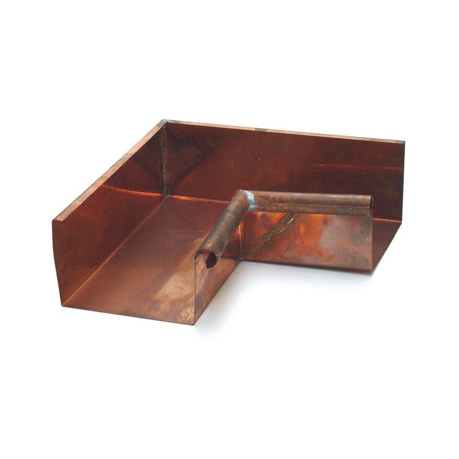 Koperen HWA binnenhoekstuk B400