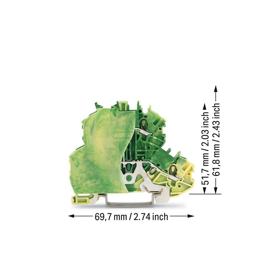 2etageklem 4-dr.aardklem afsl.plaat 2000-2207/099-000 VVE=50