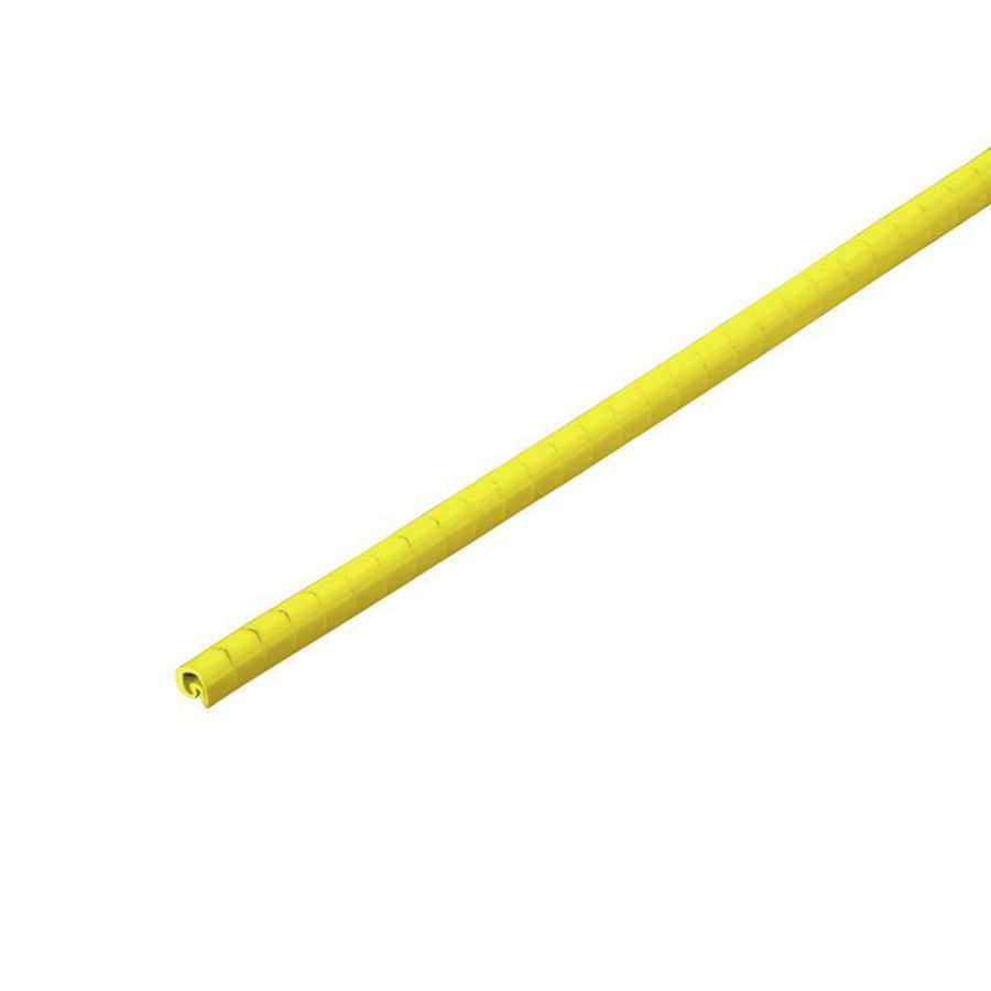 Kabelcoderingsyst. geel O.D.1.3-3mm PVC soft wit VVE=500
