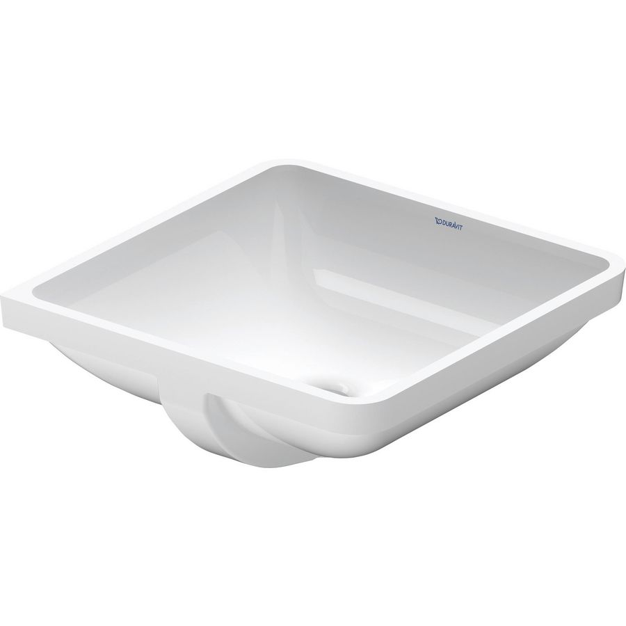 STARCK 3 #030543 inbouwwastafel 465mm wit zonder kraangat met overloop