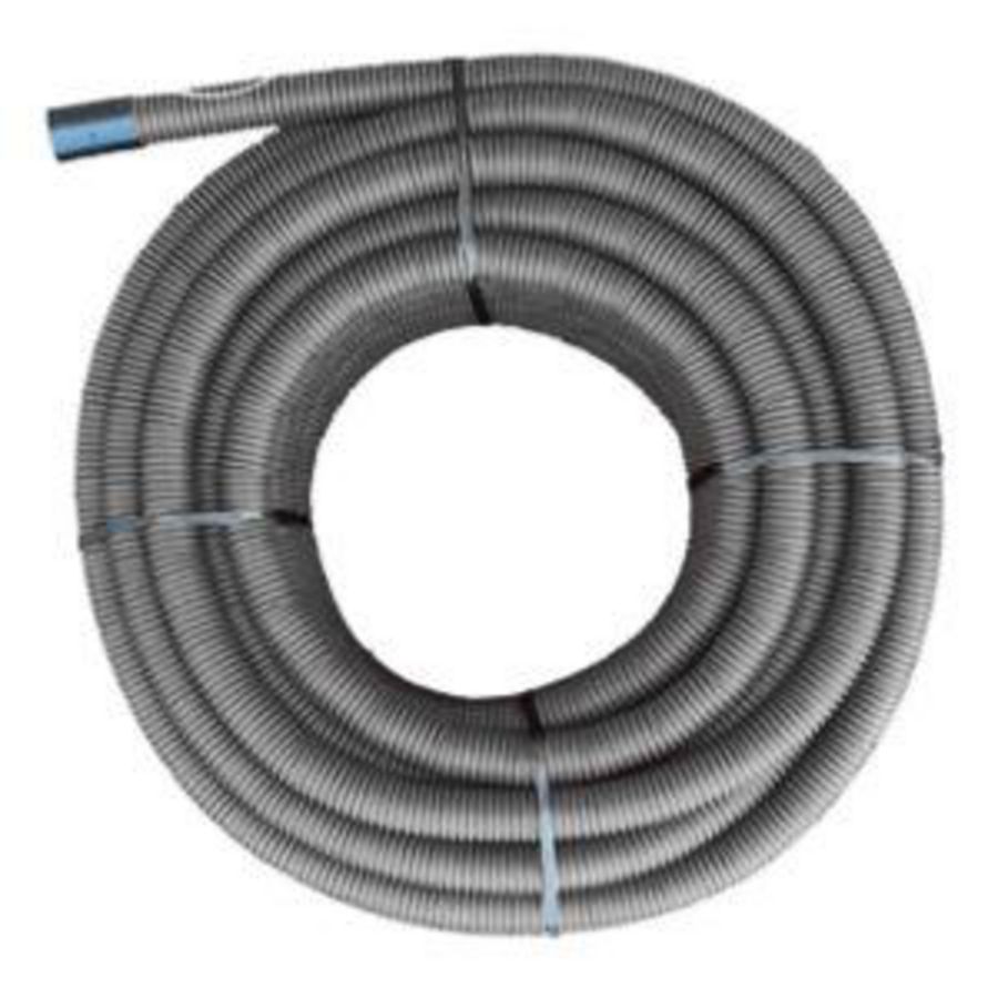 Rol a 50m. Mantelbuis PE-HD 125X107mm zwart trekdr+aansl.mof VVE=10