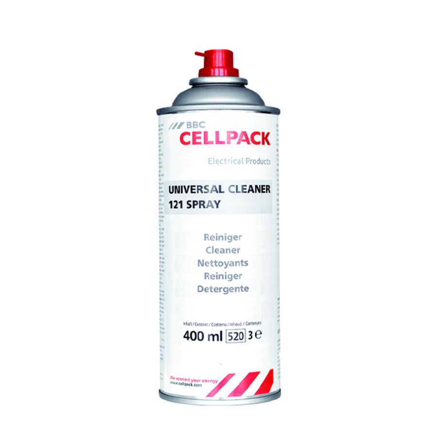 Spray 400ml type Uni CLEANER 121 Ontvetter-Reiniger VVE=12